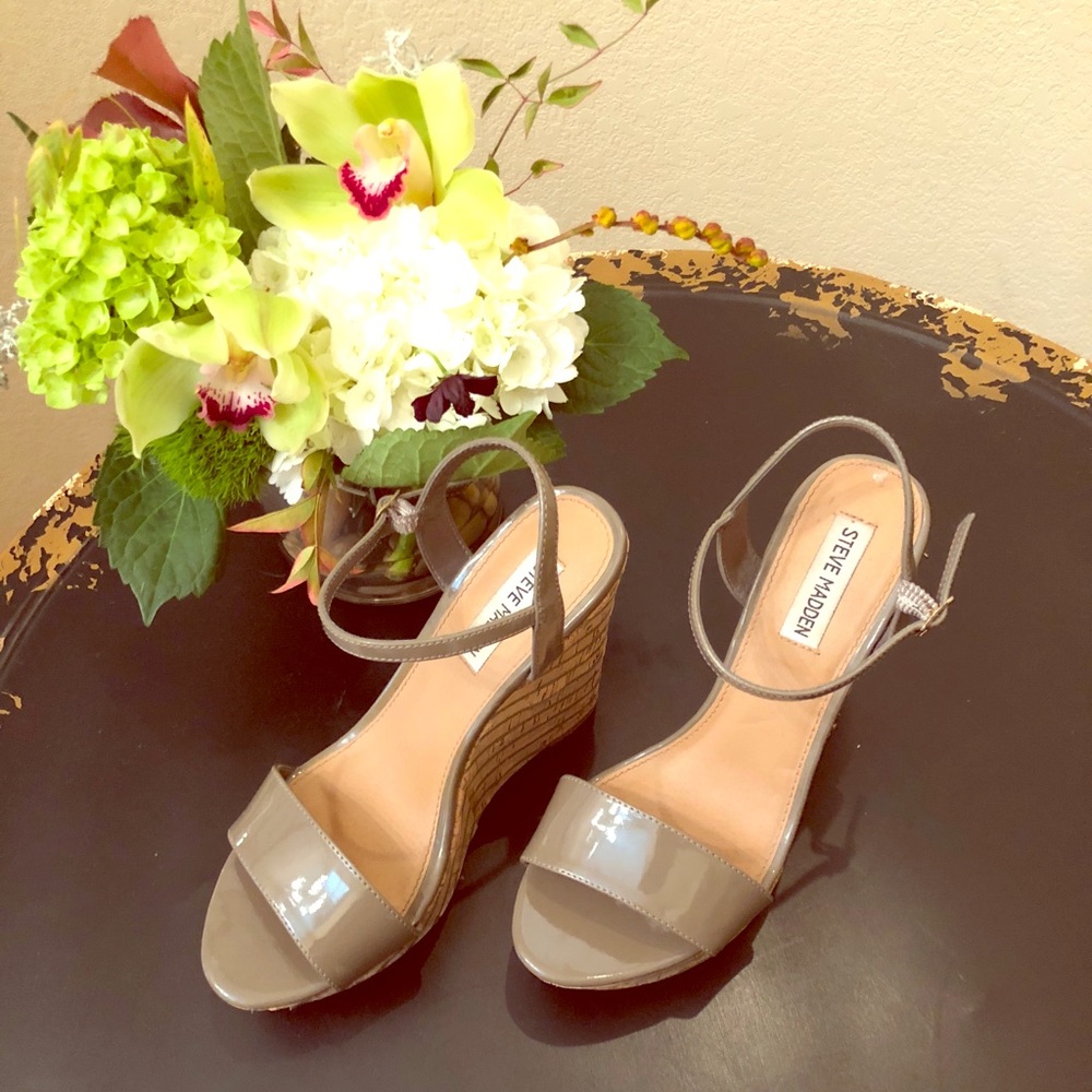 Steve Madden wedges.  Size 8.